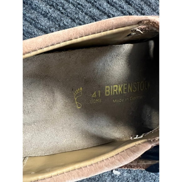 Birkenstock Footprints Tan Leather Fisherman Shoes Mary Jane EU 41 US 10 Women G - Picture 13 of 13